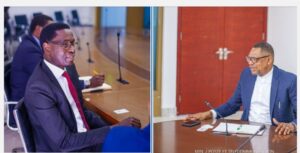 Lire la suite à propos de l’article partenariat entre la SCPT et DHL : Le Ministre José Mpanda et le DG Cheikh Mbacker au cœur des échanges 