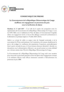Lire la suite à propos de l’article MINISTÈRE DE LA COMMUNICATION ET MEDIAS : COMMUNIQUÉ DE PRESSE.