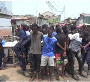 Kinshasa : 51 interpellations à Kingabwa dans l’opération « Kanga Kanga »