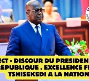 Félix Tshisekedi à la Nation : “Les ténèbres ne régneront pas toujours — RDC, lève-toi !”